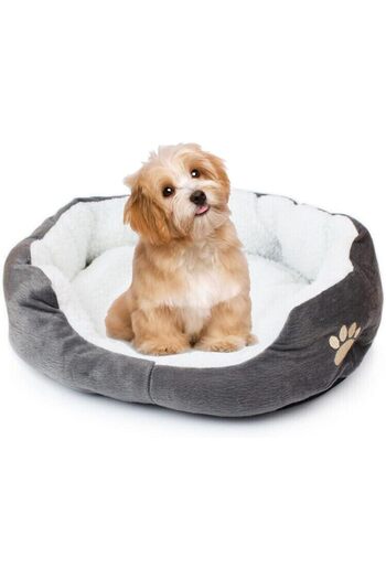 Margoun Pet Dog Bed Dog Beds Sleeping Nest Kennel for Cat Puppy Size:40x45cm (grey)