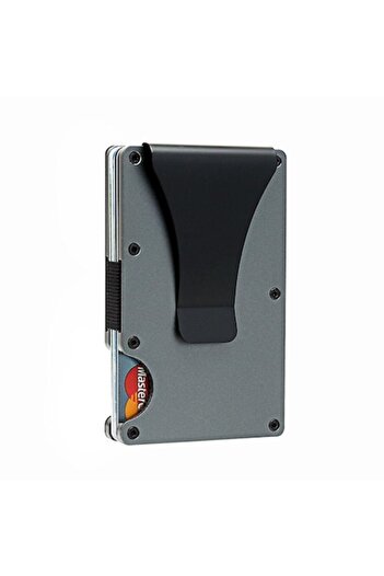 OEM - Ultra Slim Card Wallet with RFID Blocking, Card Holder, Dark Grey