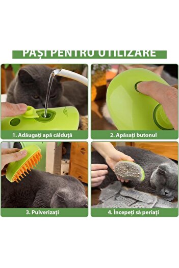 UNİBOX Multifunctional steam brush, spray, dispenser, USB, for cats/dogs -