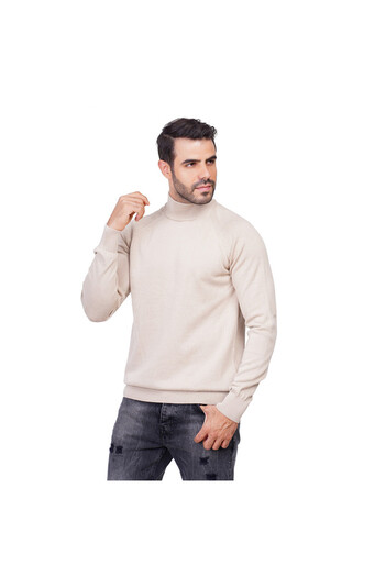 COUP Men Casual Sweater With Long Sleeves - L.Beige