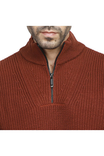 COUP Men Casual Sweater With Long Sleeves - Oxide