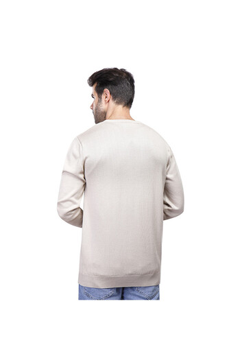 COUP Men Casual Sweater With Long Sleeves - Beige