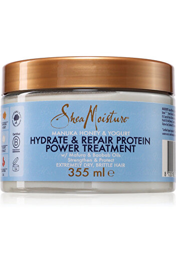 Shea Moisture Manuka Honey & Yogurt Moisturizing Hair Mask, 355 ml, with proteins