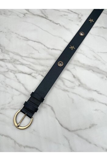 Mynoa Studded Women's Belt, Trouser Belt, Coat Belt.