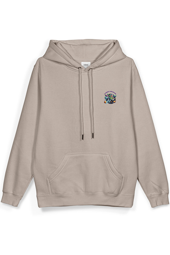 Overoz Φούτερ με κουκούλα με στάμπα Toy Story Oversize Φούτερ με κουκούλα σε χρώμα πέτρας H1391