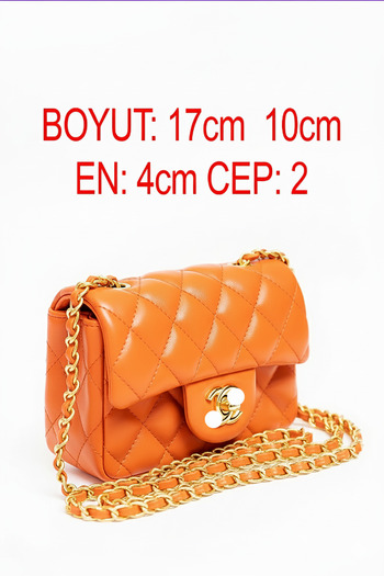 Emin Adım Orange Shoulder Bag