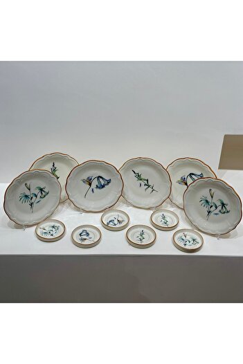 PORSER Verde Bloom 12 Piece Cake Set