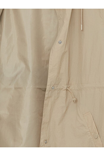 LC Waikiki Lcw Women's Plain Hooded Raincoat