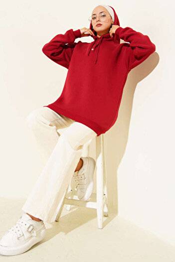 VOLT CLOTHİNG Three Thread Half Snap Sweatshirt