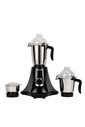 Geepas 3-in-1 Mixer Grinder- GSB 44067/ 750 W Powerful Motor with Stainless Steel Jars and Blades, U