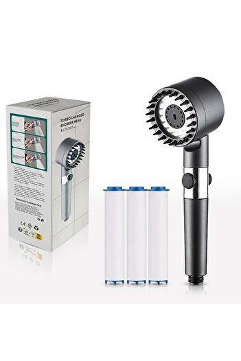 ABJ Shower Head with Handheld, Shower Heads High Pressure, High Flow Even with Low Water Pressure He