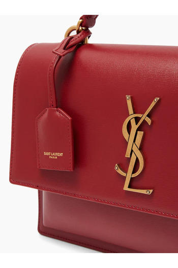 Noname Luxury women's bag similar to the Saint Laurent brand in elegant red