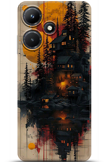 Noprin Infinix Hot 30I Case Hd Printed Case - a Pair of Eyes 5292