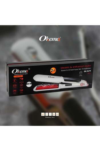 Okema OK-2670 Steam Ceramic Hair Straightener