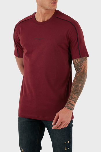 Armani Exchange With Logo Cotton Regular Fit Crew Neck t Shirt Men t Shirt Xm001360 Af10358 Ua32