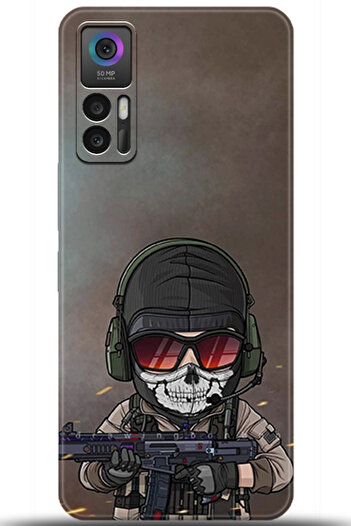 TCL 30 Plus Case Hd Printed Case - I Am Defenseless 5773