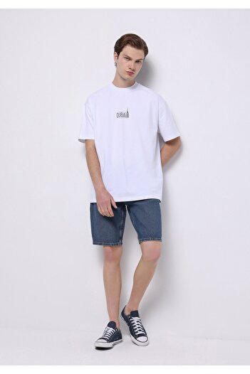 Colin's Regular Fit Mid-Rise Straight Men's Dark Indigo Jean Shorts