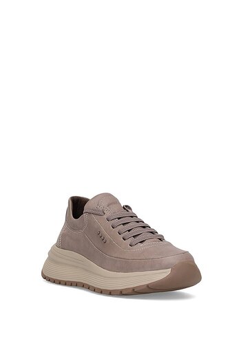 Mammamia D25KA-3795 Kadın Hakiki Deri Casual Ayakkabı Vizon