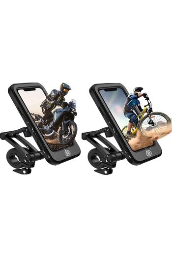 Generic Waterproof Bike Phone Mount | Ultra-Slim Design, AI Smart, Shockproof, Universal Fit
