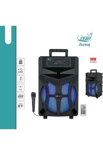 DLC Free shipping Attractive light speaker with microphone and remote from