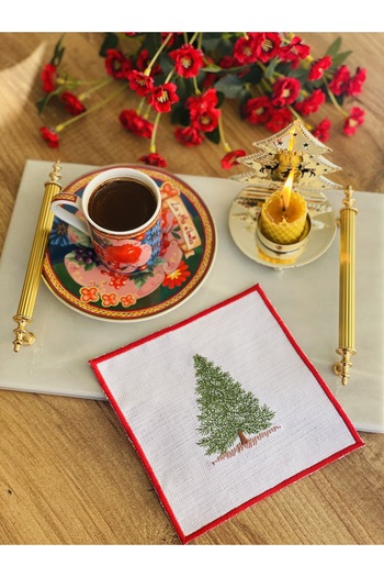 HOME OF BLOSSOM 2Li Christmas Presentation Napkin