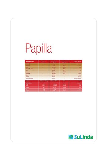 SuLinda Papilla – Multivitamin, Mineral-Rich Dietary Supplement – 30 Pieces