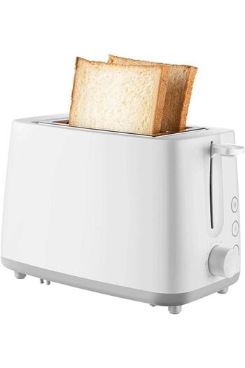 Generic Toaster | Fast Heating, Double-Slot, Double-Sided Baking, Defrost & Reheat