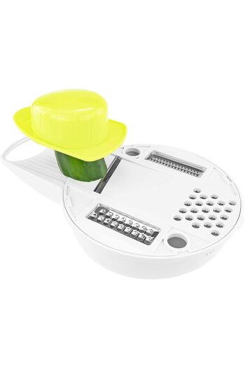 Generic Mandoline Slicer | In Slicer, Grater, Grinder, Julienne, Round Rotating Design