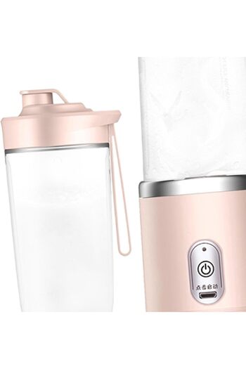 Generic Portable Electric Juicer Cup | Stainless Steel Blades, RPM Motor, Self-Cleaning, Travel