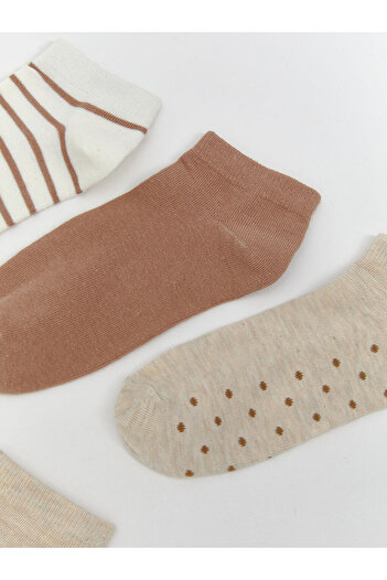 LC Waikiki Create Your Style from Uzg Store |   Patterned Women's Booties Socks 5-Piece