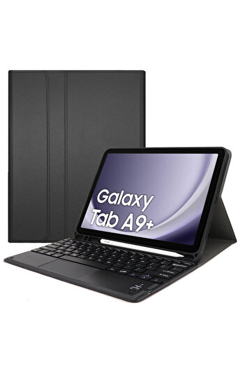 Other Galaxy Tab A9 Plus Bluetooth Keyboard Case with Touchpad (Black)