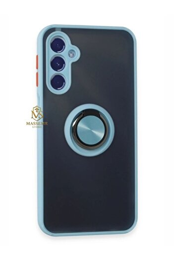 Massemr Samsung Galaxy M34 5g Compatible Silicone Case with Ring |   Premium Shock-Absorbing Cover with Magnetic Stand