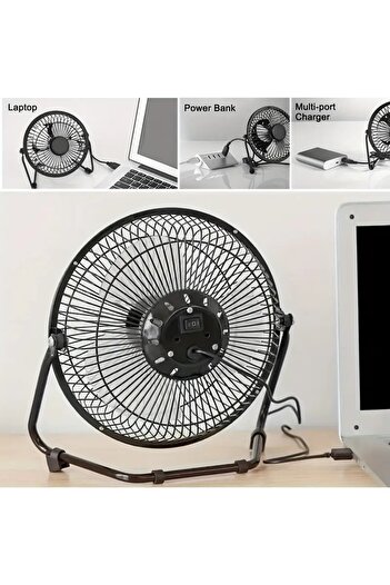 NO BRAND 9-Inch Two Speed High Wind Metal Iron Fan