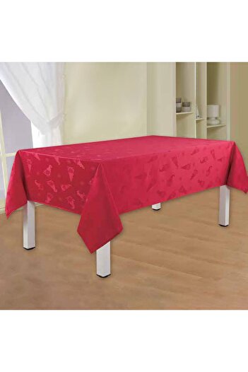 Vervo.ro pentru minți curioase Christmas tablecloth, 180x140 cm, Burgundy
