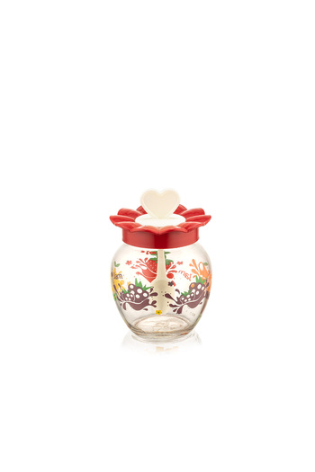 Mons Jam Jar Qlux Jam Serving Jar with Spoon C-00181 Bpa Free Food Grade