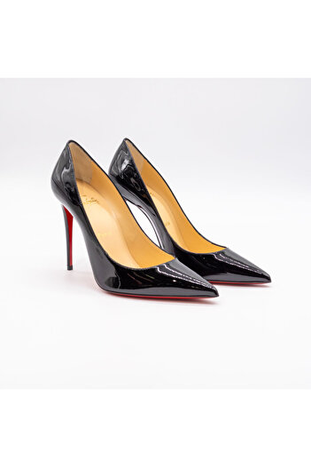 Christian Louboutin KATE SHOES - BLACK PATENT LEATHER