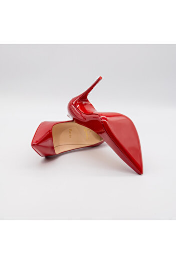 Christian Louboutin RED PATENT LEATHER KATE PUMPS