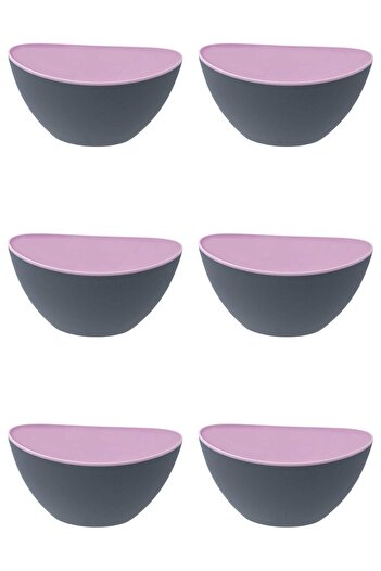 Vervo.ro pentru minți curioase Set of Salad Bowls, 6 pieces, 3.5 L, Plastic, Lilac