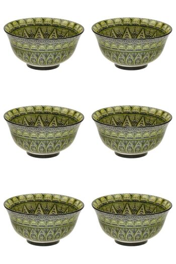 Vervo.ro pentru minți curioase Bowl Set, 6 Pieces, 250 ml, Ceramic, Various Models