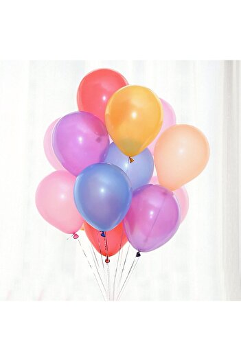 Dubkart 100 Pack 10 Inch 2.2 g/pc Thicken Macaron Color Balloons - Assorted Candy Color Balloons for