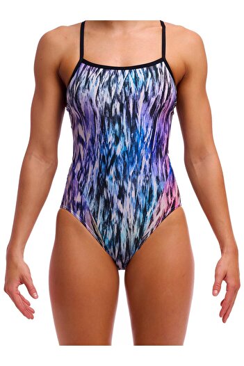 FUNKİTA Ss Fly Dye Women's One-Strap Swimsuit