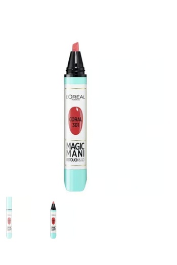 L'oreal Nail polish corrector, L’OREAL PARIS, Magic Mani Retouch&Go, Coral 301