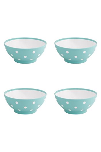 Vervo.ro pentru minți curioase Set of 4 bowls, 4 pieces, 750 ml, Plastic, Light green