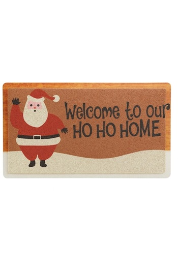 OEM Antiskid entrance mat with Christmas motifs, Washable rubberized material, Interior/Exterior, Festiv
