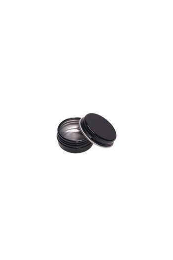 DROPY Aluminum cosmetic box type box for creams, lotions or gels 10 g, black