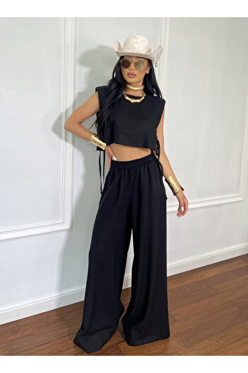 CC STORE RANIA long linen set, consisting of top and long pants