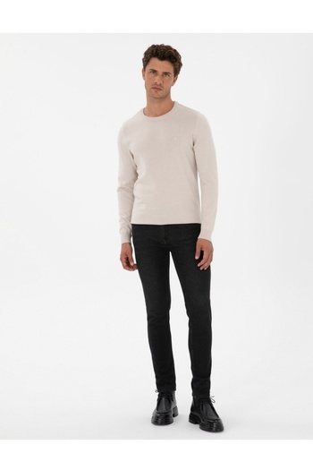 Pierre Cardin Cycling Collar Slim Fit Basic Knit Sweater