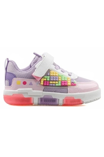 p papuccum ortopedi çocuk ayakkabıları Children's Legolu Lighted Orthopedic Sole Unisex Children's Sports Shoes