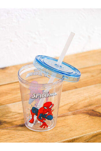 LC Waikiki Sparkling Choices from Shining Store |   Spider-Man Printed Glass with Straw