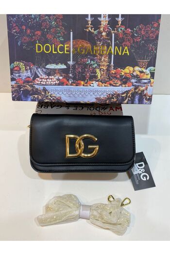 Noname Luxury women's bag similar to Dolce & Gabbana in elegant black